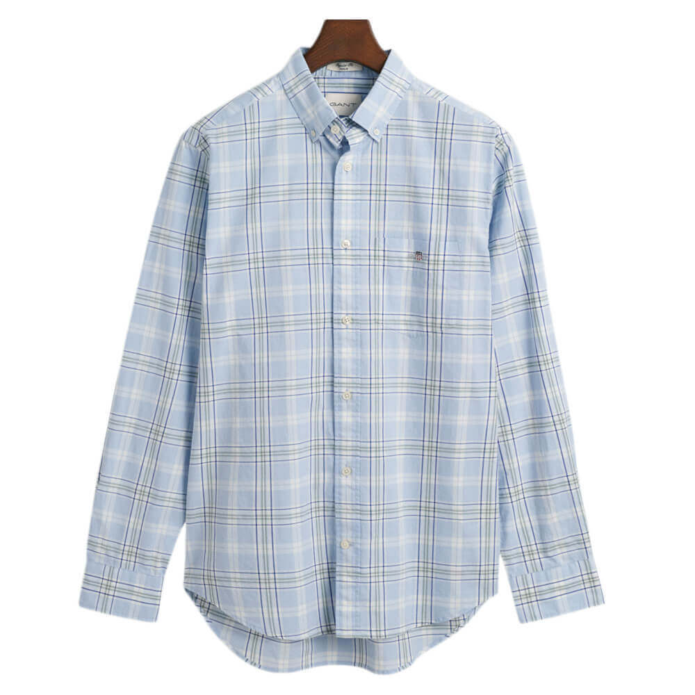 GANT Regular Fit Checked Poplin Shirt